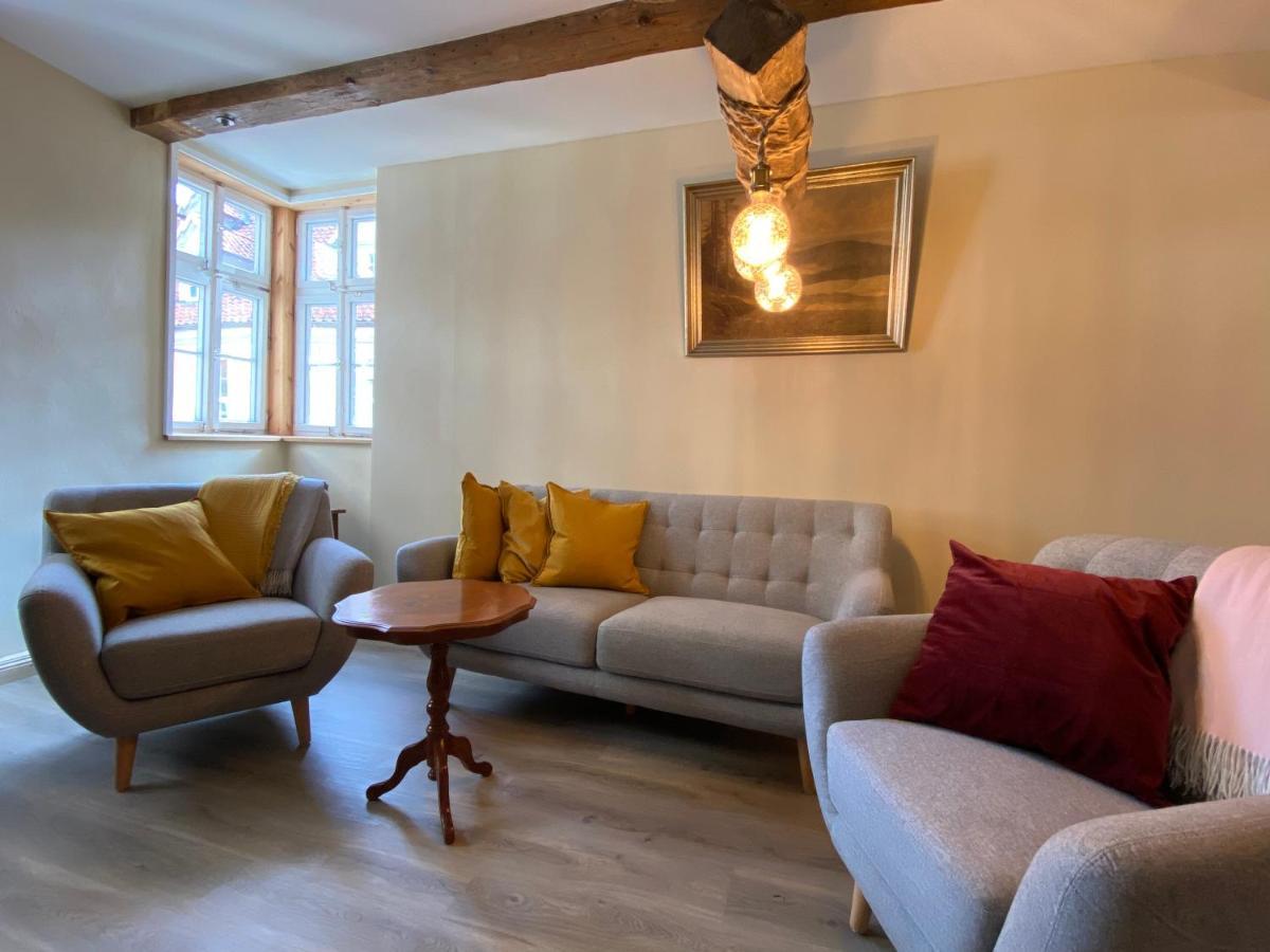 Ferienwohnung Helene Im Einzeldenkmal - Lange Gasse 29 Quedlinburg Dış mekan fotoğraf