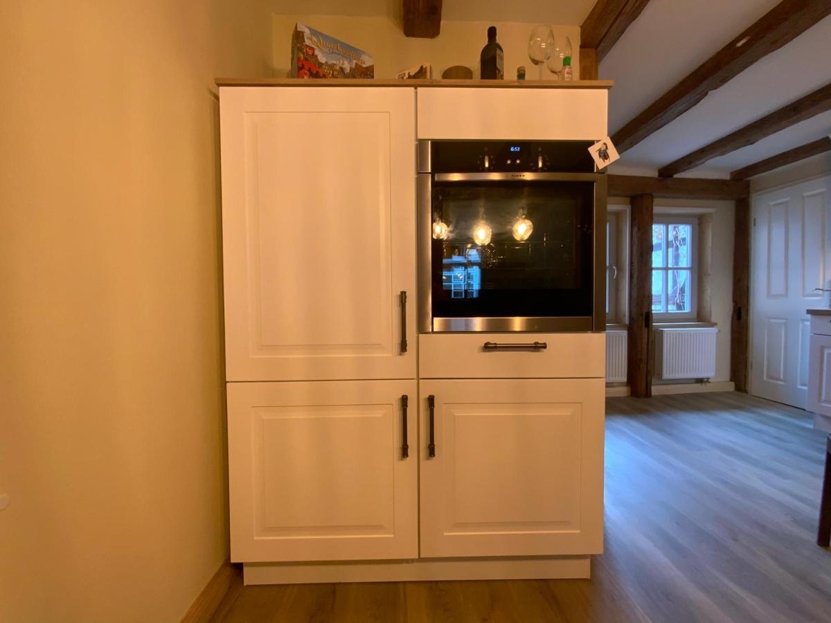 Ferienwohnung Helene Im Einzeldenkmal - Lange Gasse 29 Quedlinburg Dış mekan fotoğraf