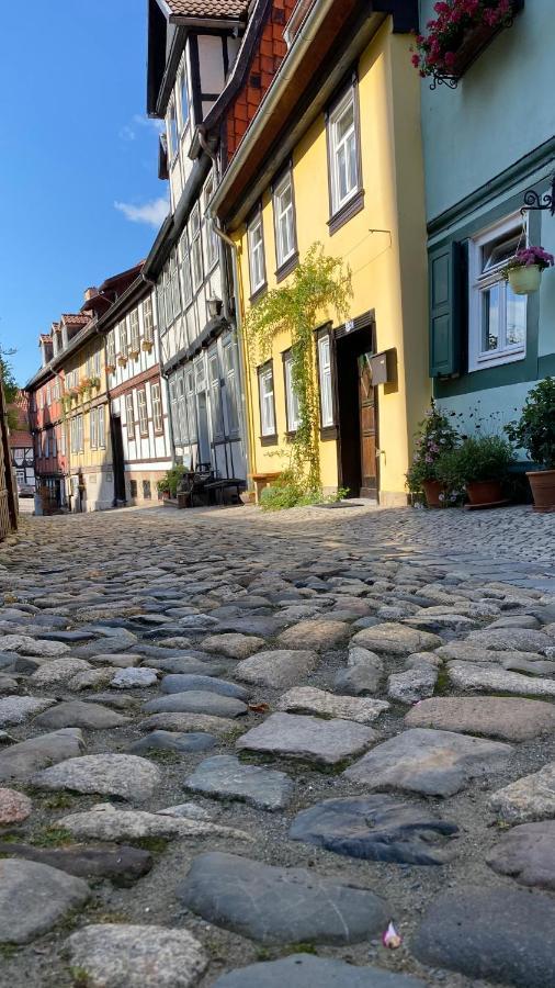 Ferienwohnung Helene Im Einzeldenkmal - Lange Gasse 29 Quedlinburg Dış mekan fotoğraf