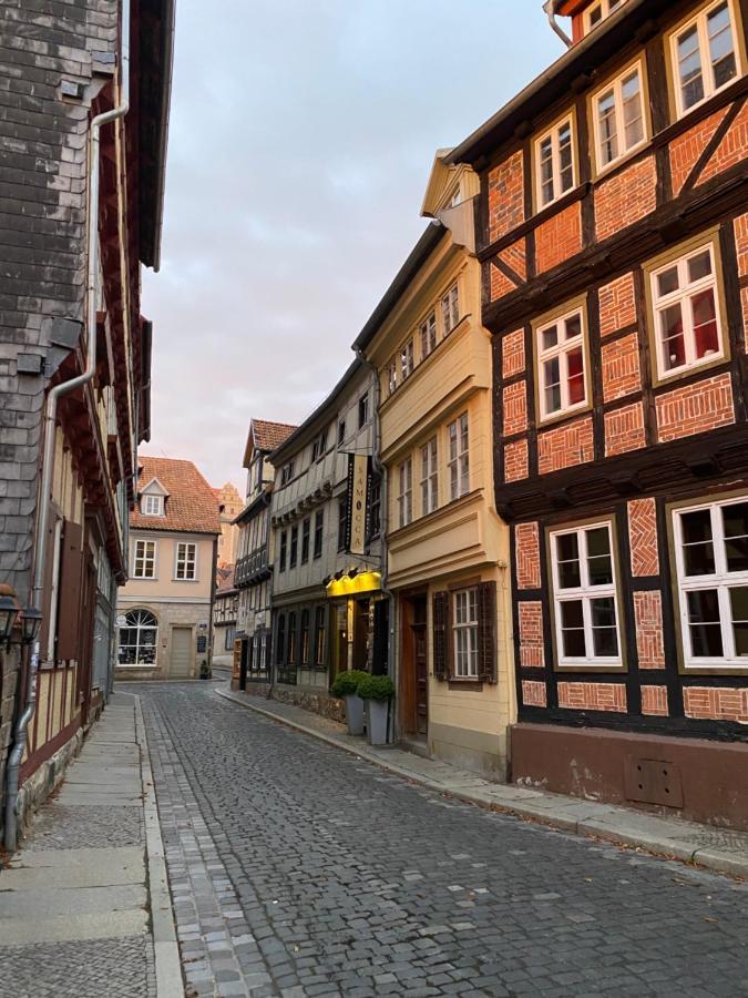 Ferienwohnung Helene Im Einzeldenkmal - Lange Gasse 29 Quedlinburg Dış mekan fotoğraf