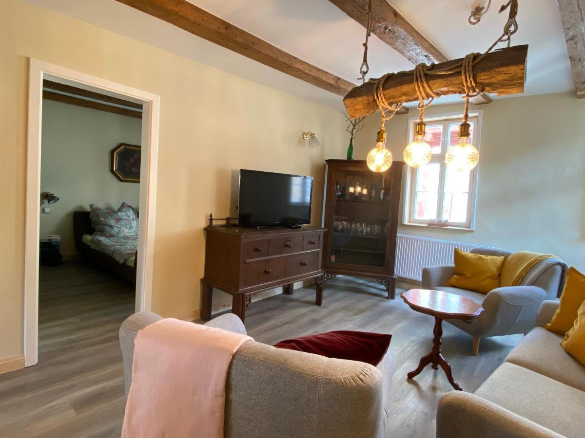 Ferienwohnung Helene Im Einzeldenkmal - Lange Gasse 29 Quedlinburg Dış mekan fotoğraf