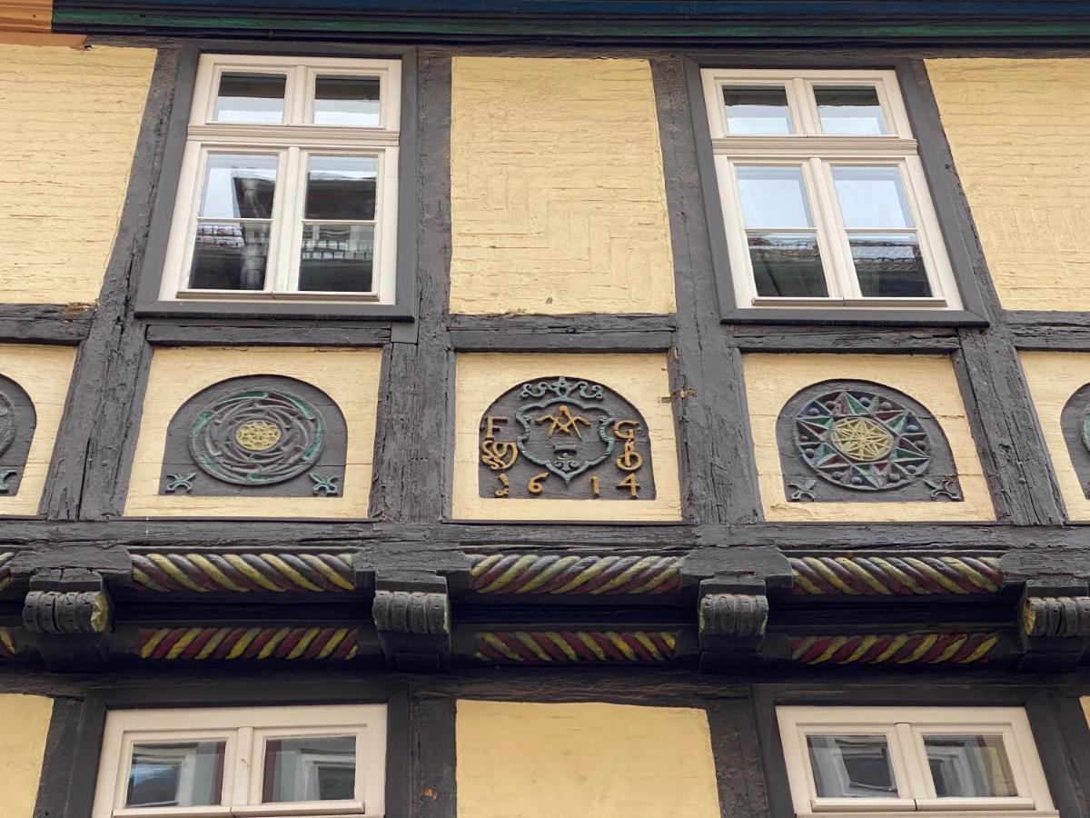 Ferienwohnung Helene Im Einzeldenkmal - Lange Gasse 29 Quedlinburg Dış mekan fotoğraf