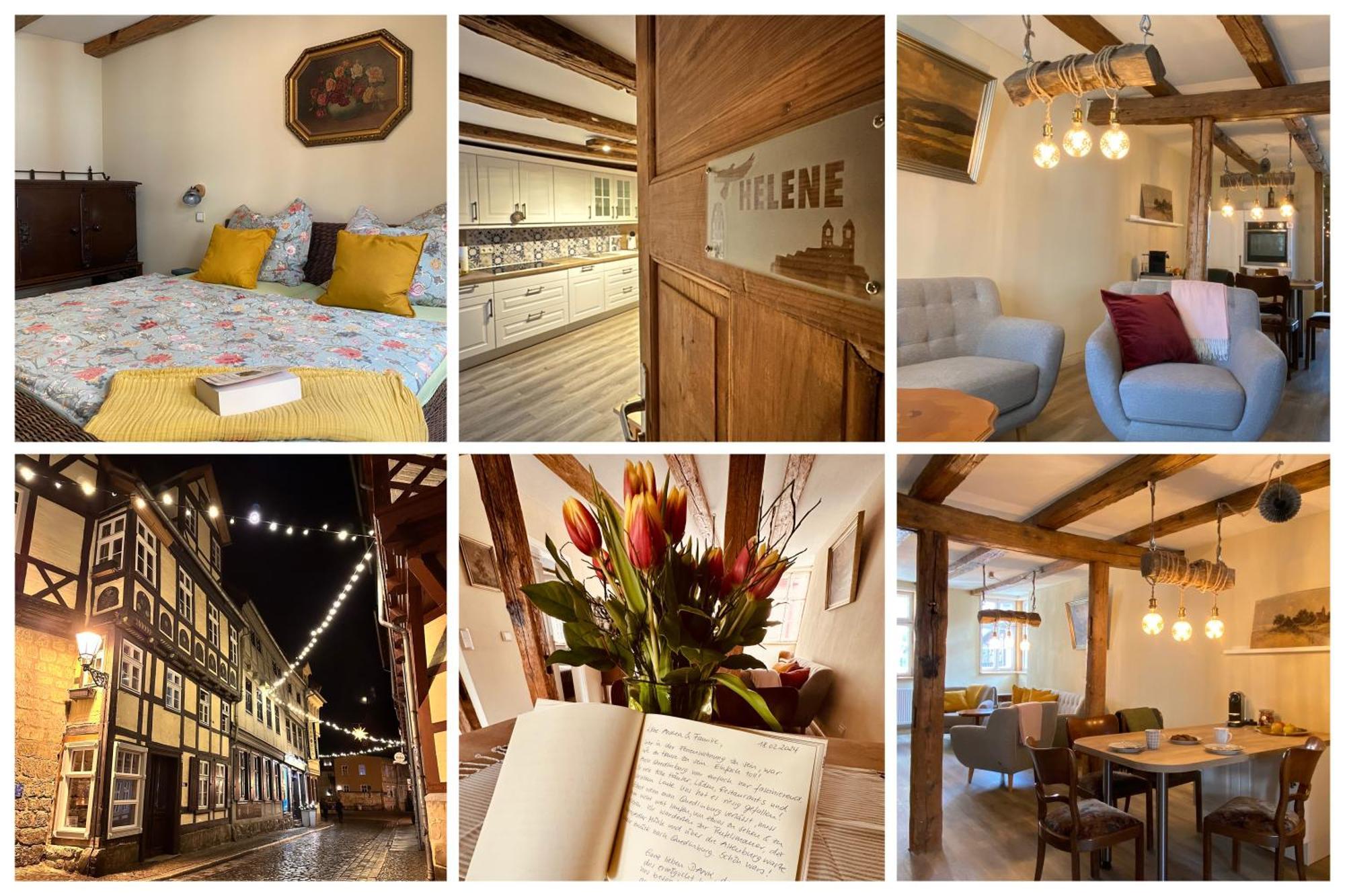 Ferienwohnung Helene Im Einzeldenkmal - Lange Gasse 29 Quedlinburg Dış mekan fotoğraf