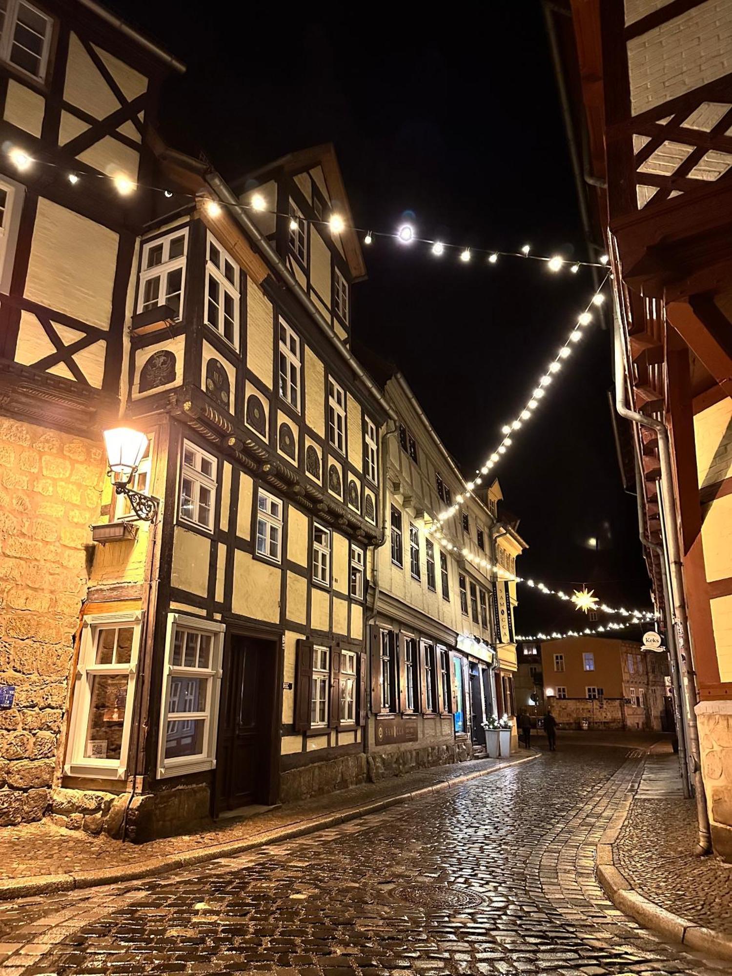 Ferienwohnung Helene Im Einzeldenkmal - Lange Gasse 29 Quedlinburg Dış mekan fotoğraf