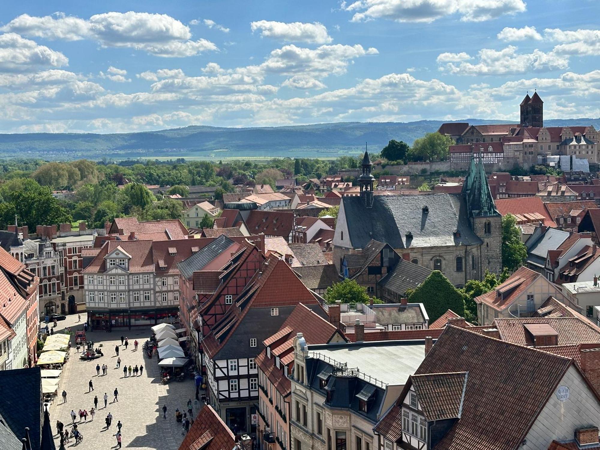 Ferienwohnung Helene Im Einzeldenkmal - Lange Gasse 29 Quedlinburg Dış mekan fotoğraf