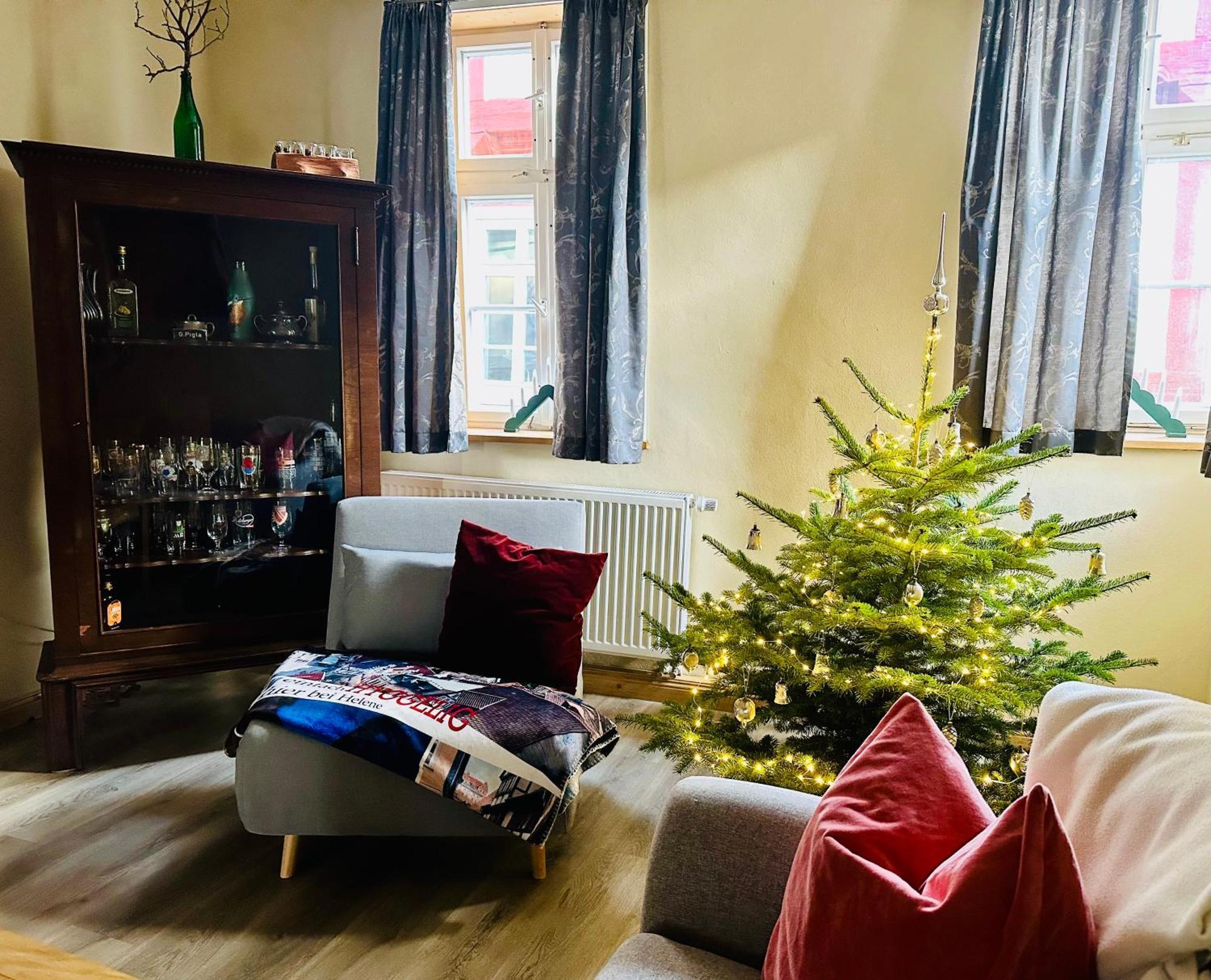 Ferienwohnung Helene Im Einzeldenkmal - Lange Gasse 29 Quedlinburg Dış mekan fotoğraf